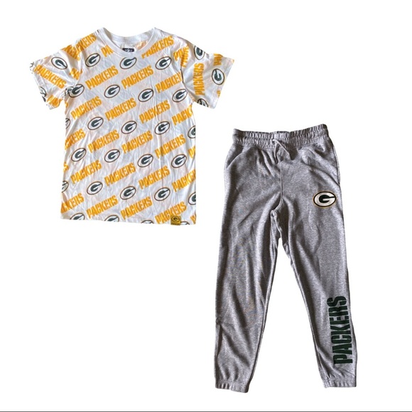 NWT Boys NFL Green Bay Packers Short Sleeve Graphic Tee Size Large - Picture 8 of 9